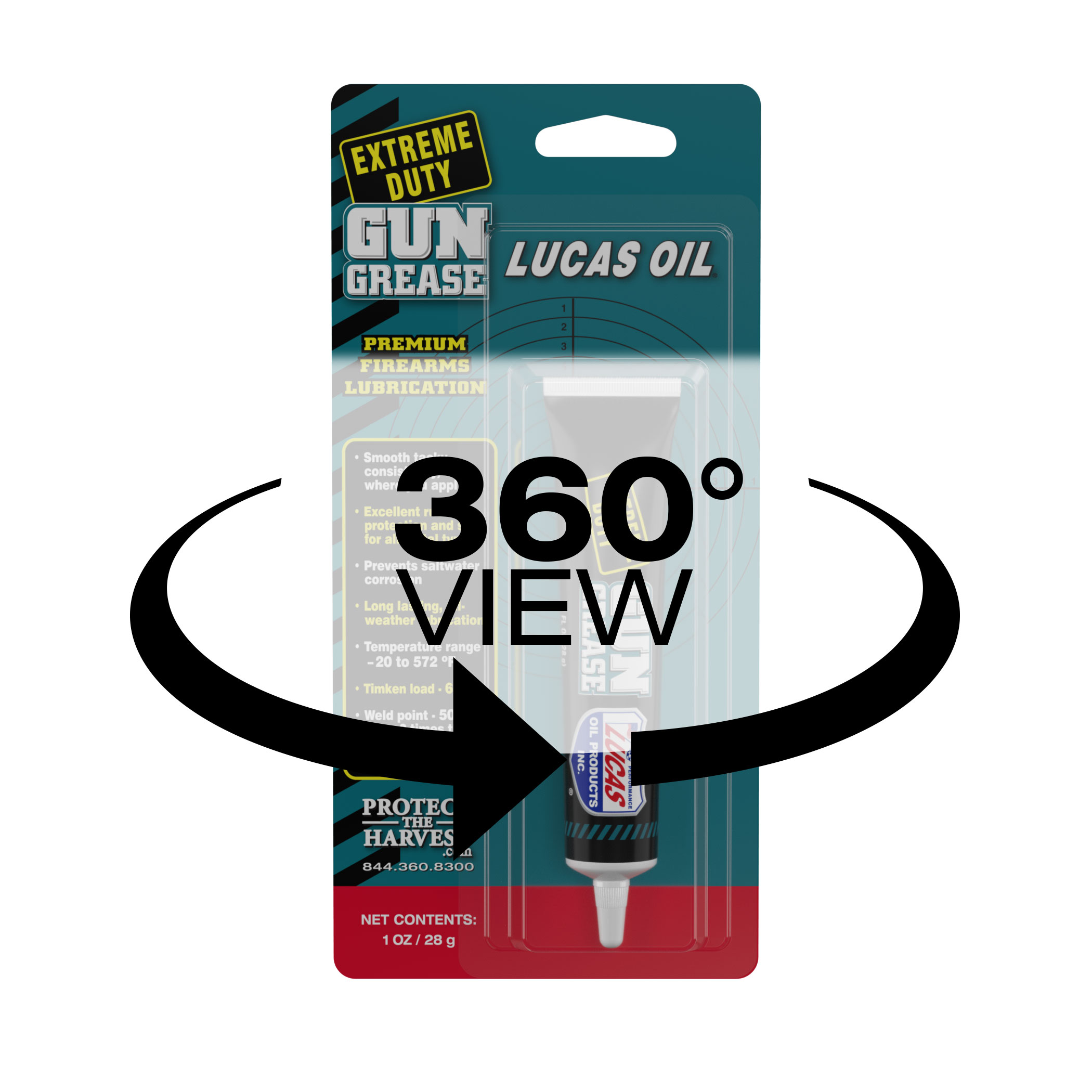  Lucas Extreme Duty 4oz Bore Solvent, Gun Oil, CLP & 1oz Needle  Oiler, Grease Tube : Sports & Outdoors
