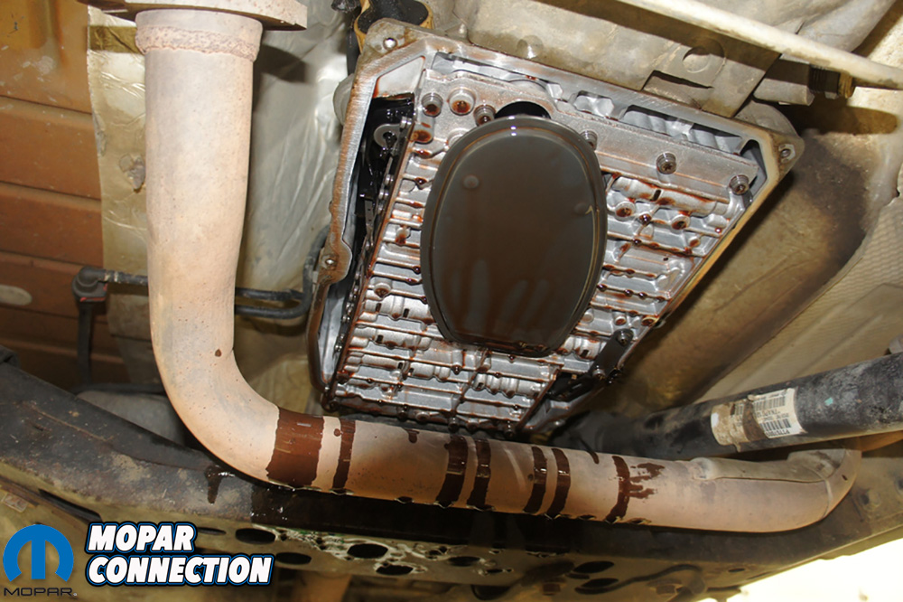 No matter what we do, chasing transmission fluid is always messy.