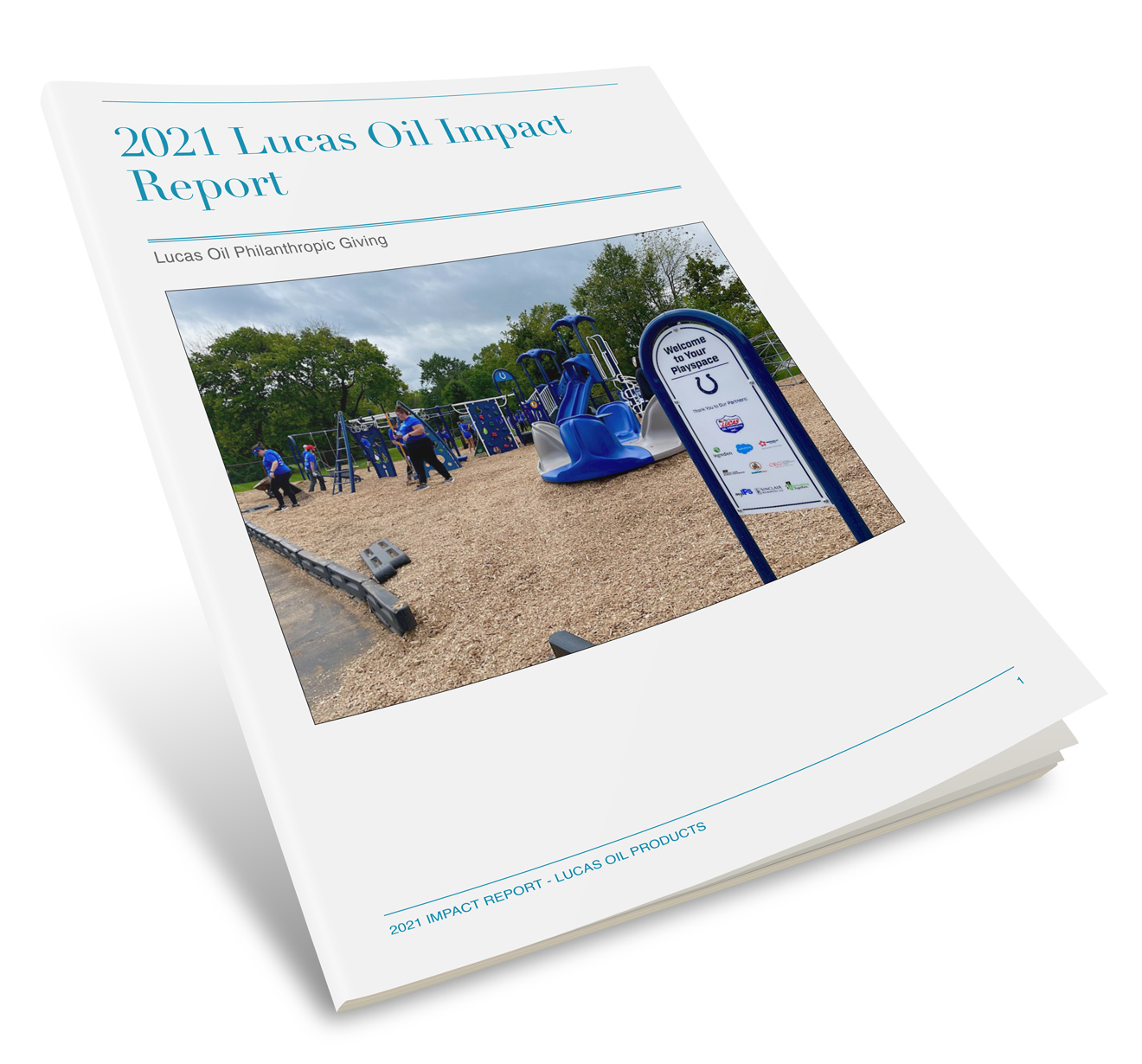 2021 Lucas Oil Philanthropy Impact Report cover