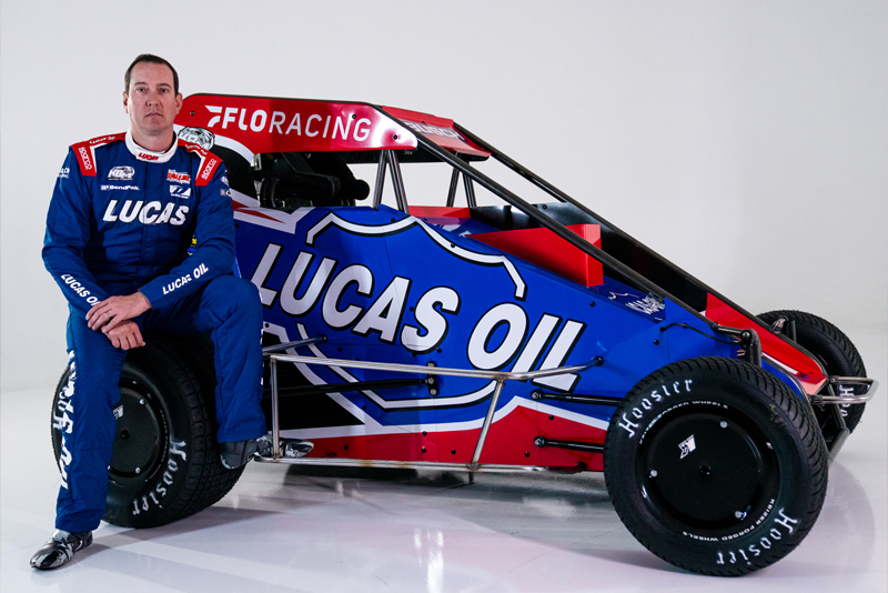 Lucas Oil Partners with Kyle Busch and Son Brexton for 2025 Chili Bowl and Tulsa Shootout