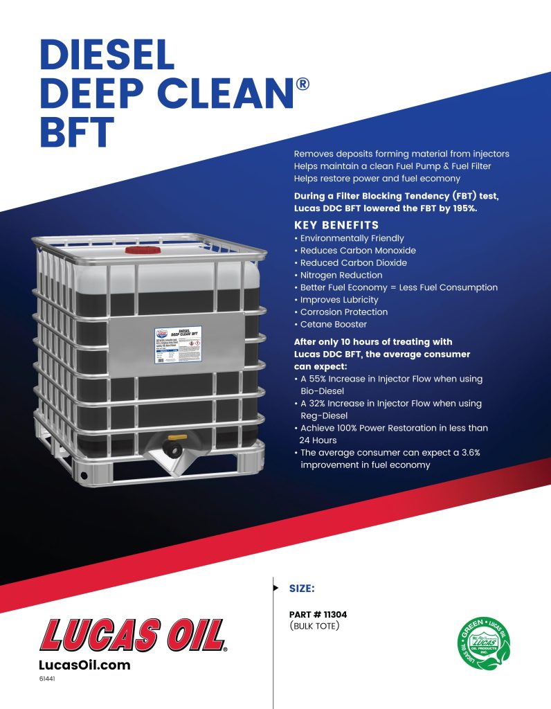 Diesel Deep Clean BFT flyer