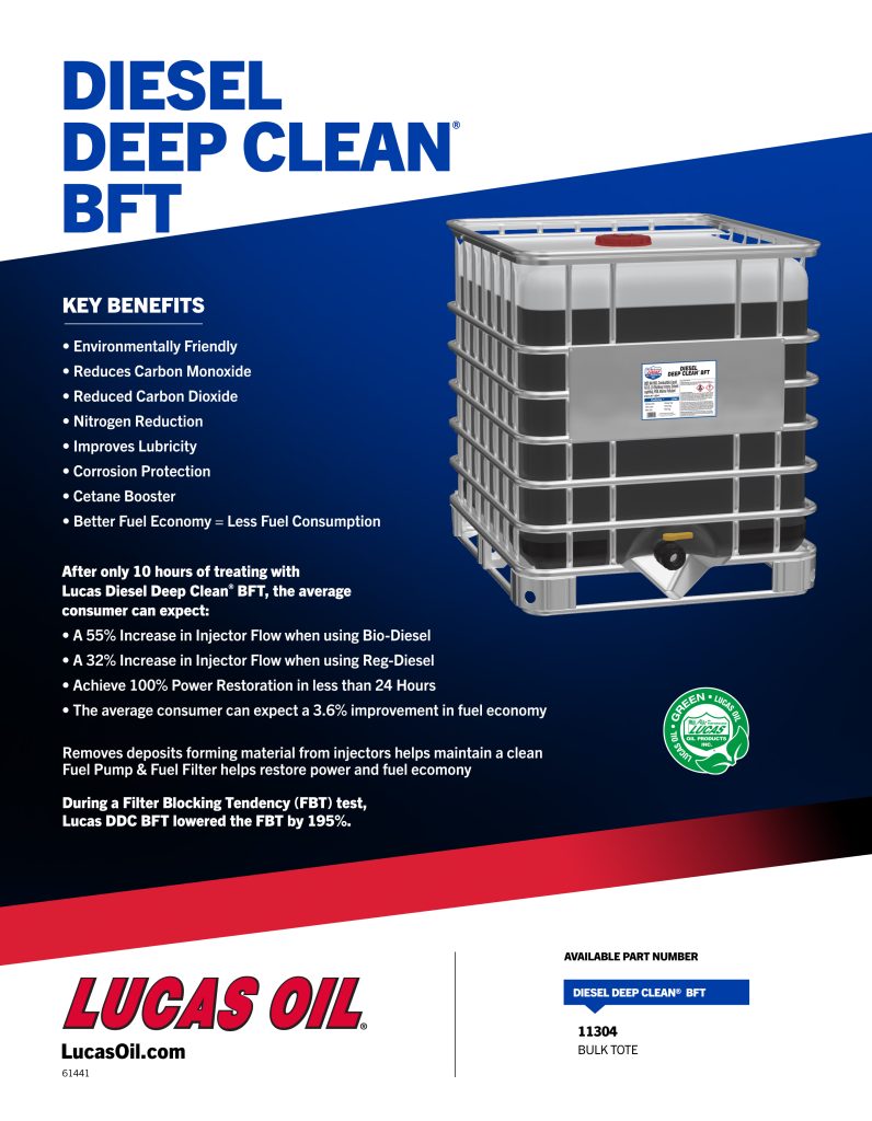 Diesel Deep Clean BFT flyer