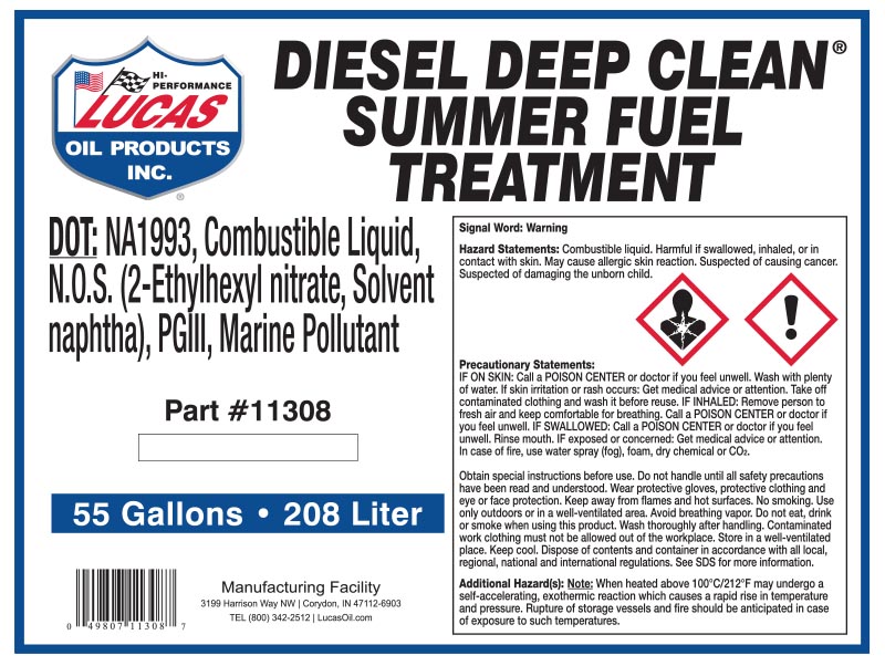 Diesel Deep Clean BFT label