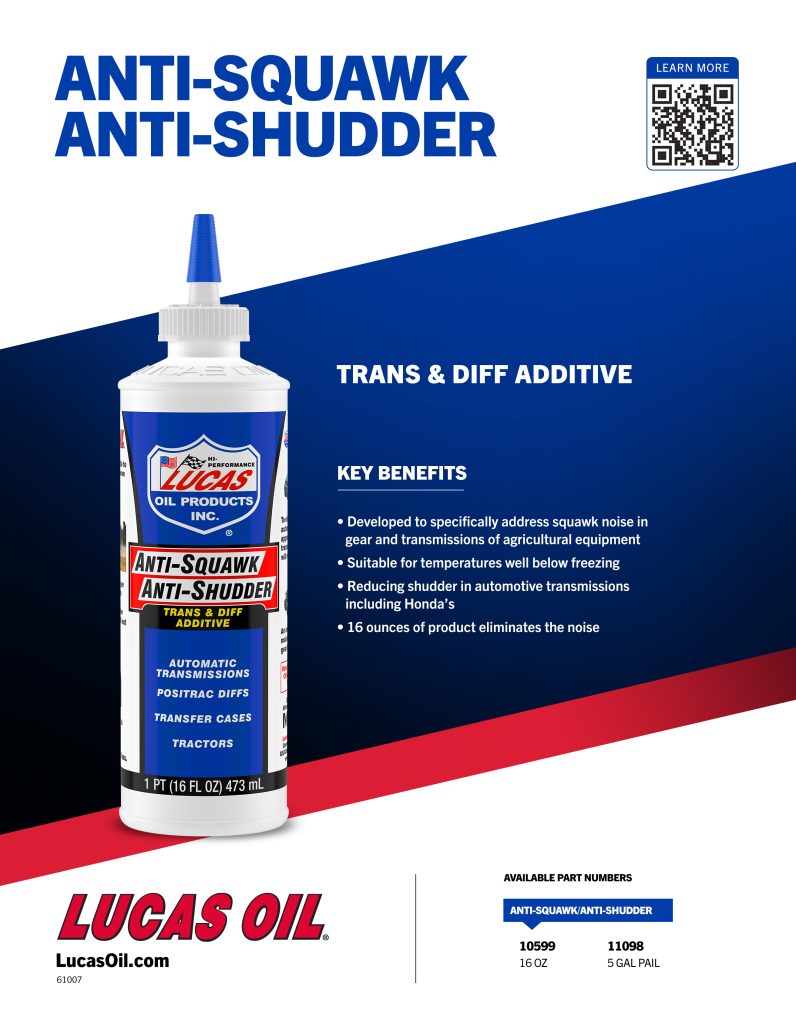 Anti-Squawk Anti-Shudder Trans Diff Additive Flyer