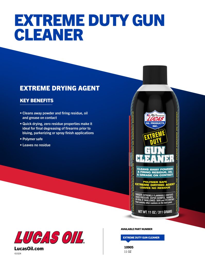 Extreme Duty Gun Cleaner Flyer