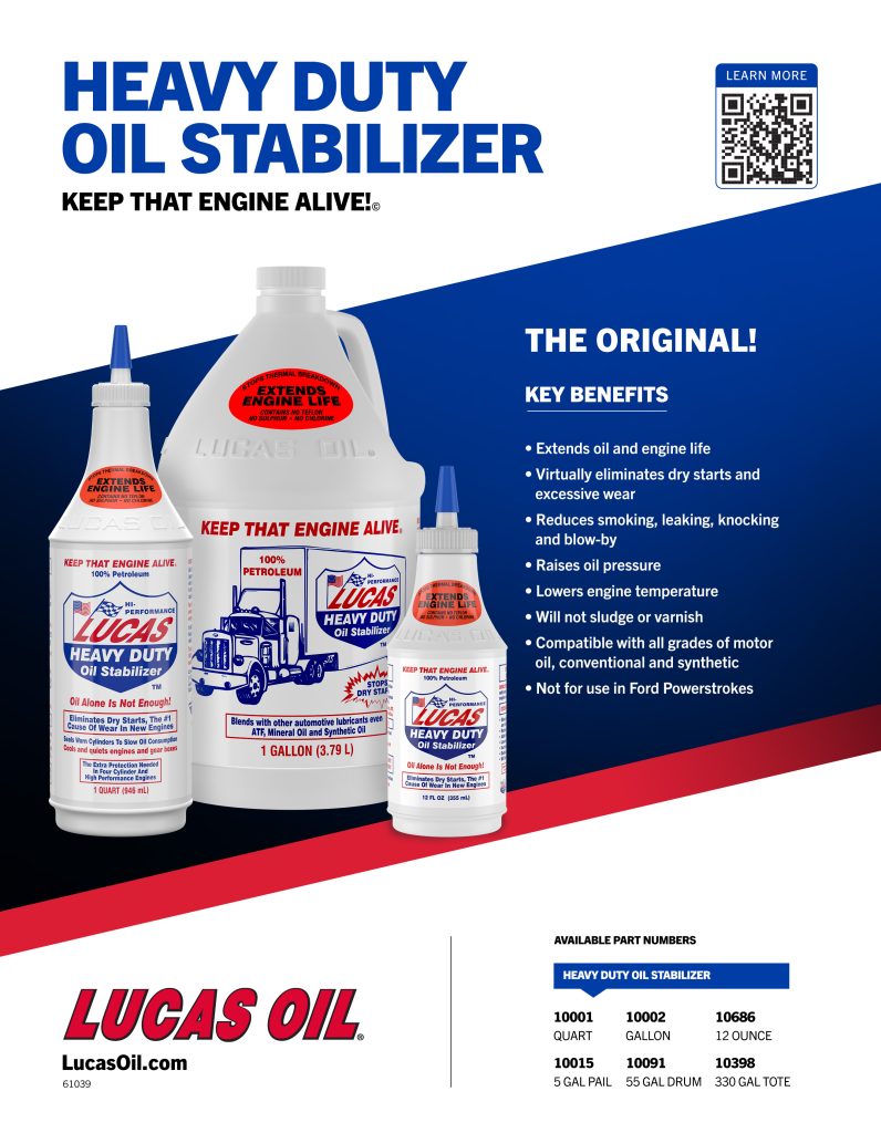 Heavy Duty Oil Stabilizer flyer