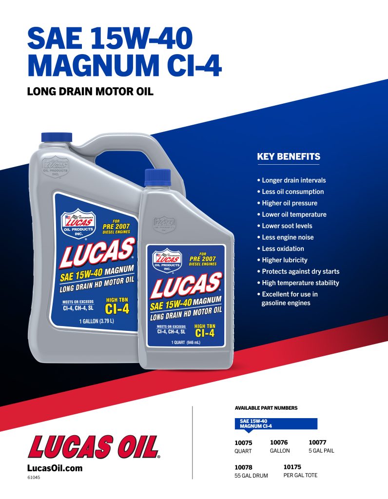 Magnum SAE 15W-40 CI-4 Flyer