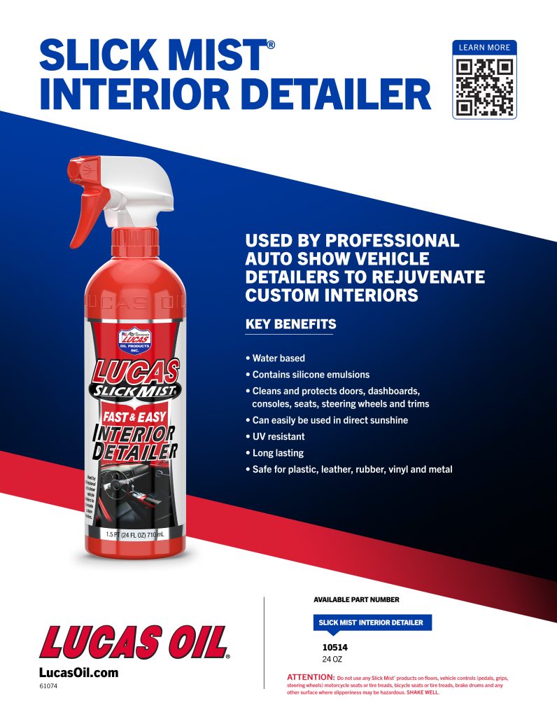 Slick Mist Interior Detailer Flyer