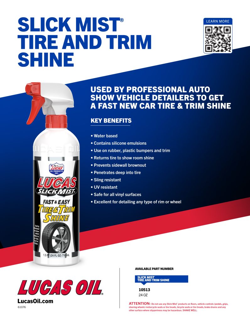 Slick Mist Tire & Trim Flyer