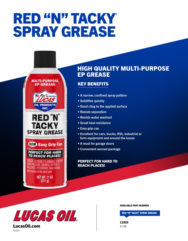 Red "N" Tacky Grease Areosol Flyer