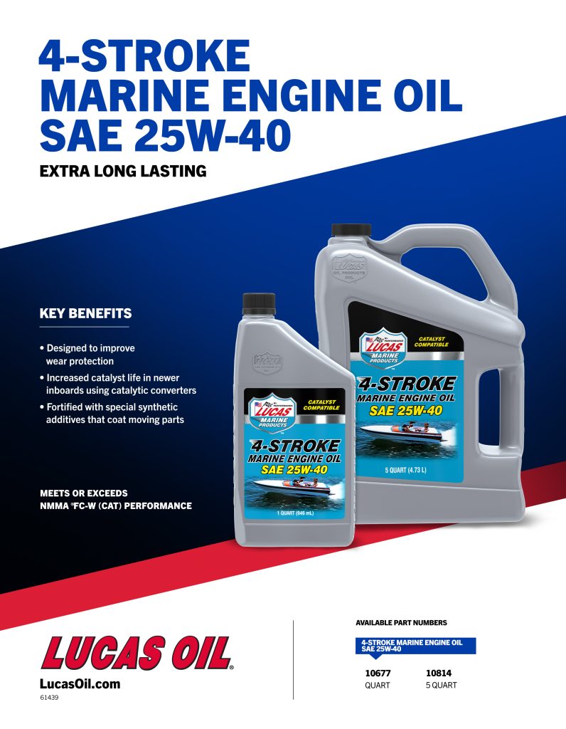 4 Stroke Marine Engine Oil 25W-40 Flyer