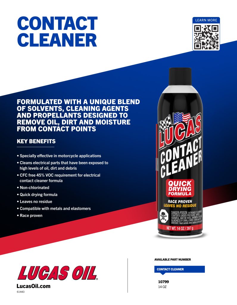 Contact Cleaner Flyer