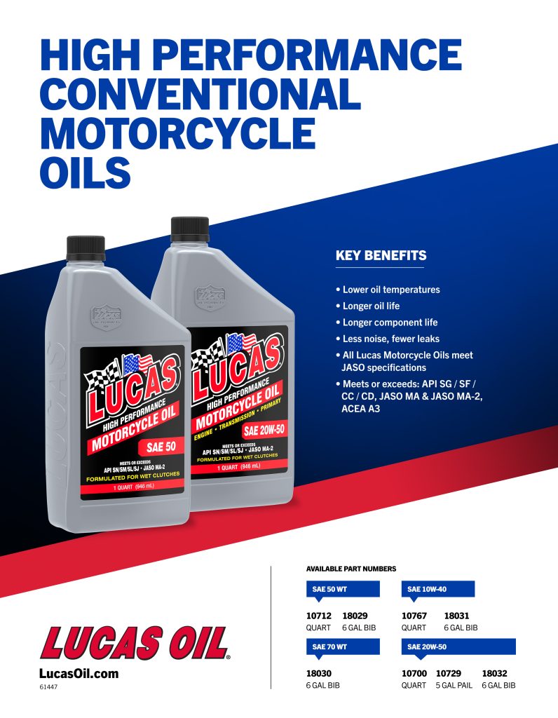 High Performance Conventional Motorcycle Oils