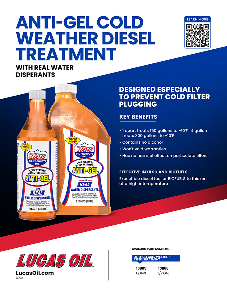 Anti-Gel Cold Weather Diesel Treatment – Lucas Oil Products, Inc