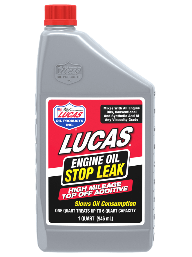 Engine Oil Stop Leak Top Off Additive – Lucas Oil Products, Inc. – Keep  That Engine Alive!