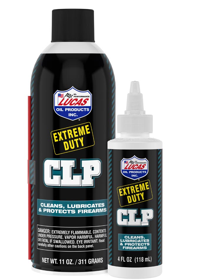 Lucas Oil 4 Ounce Extreme Duty CLP & 1 Oz. Gun Grease & 1 Oz. Gun Oil  Bottles