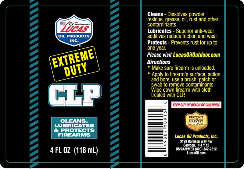 Lucas Oil 10916 Extreme Duty CLP Gun Cleaner 11 oz. Aerosol 049807109165  49807109165