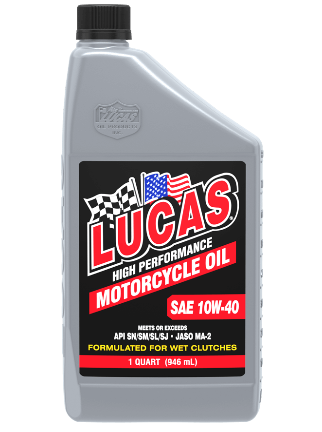 High Performance Conventional Motorcycle Oils – Lucas Oil Products
