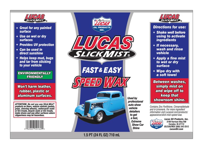 Lucas Slick Mist Speed Wax - Product Demo and Review on Two