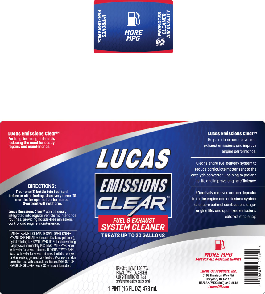 Emissions Clear label